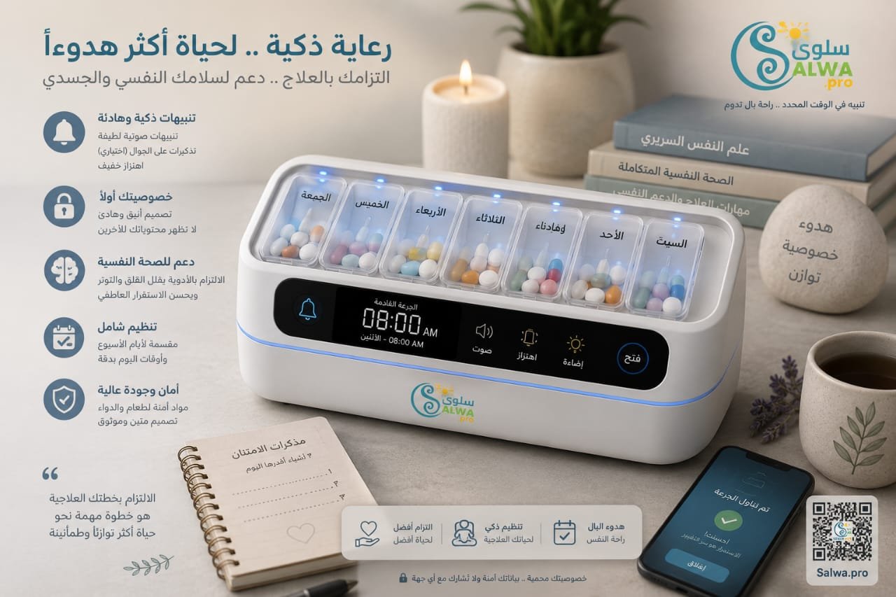 علب تنظيم الأدوية الذكية